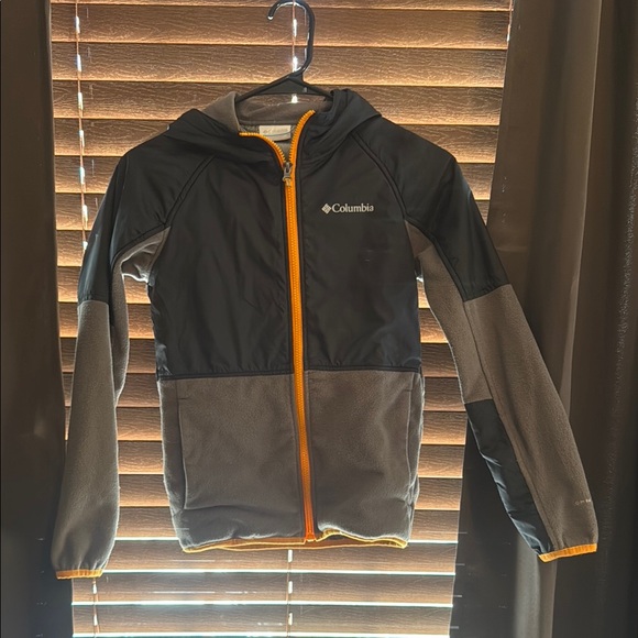 Columbia Other - Columbia Black and Gray Jacket with Orange Details